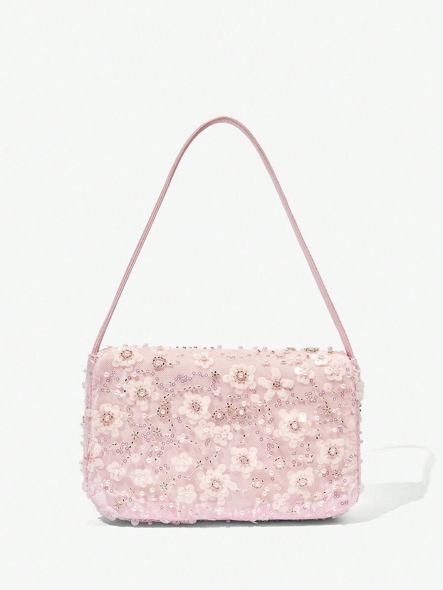 Luxury Glitter Evening Bag Top Handle Purse For Brides Bridesmaids Wedding Guest Prom Party Honeymoon Club Date Night Random Pattern