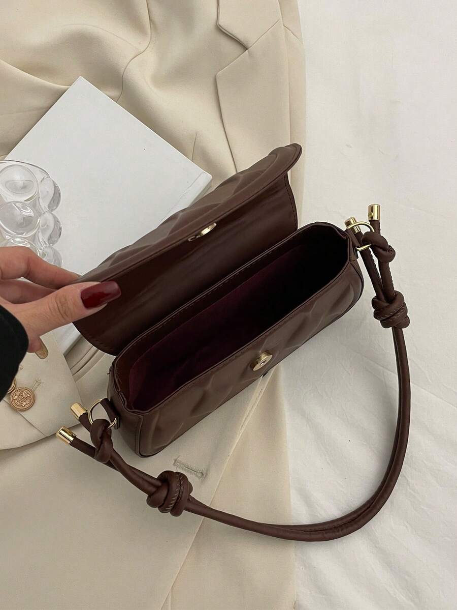 Women's PU Shoulder Crossbody Underarm Bag With Magnetic Closure Casual Fashion Purse Valentine's Day Gift Handbag For Shopping Daily