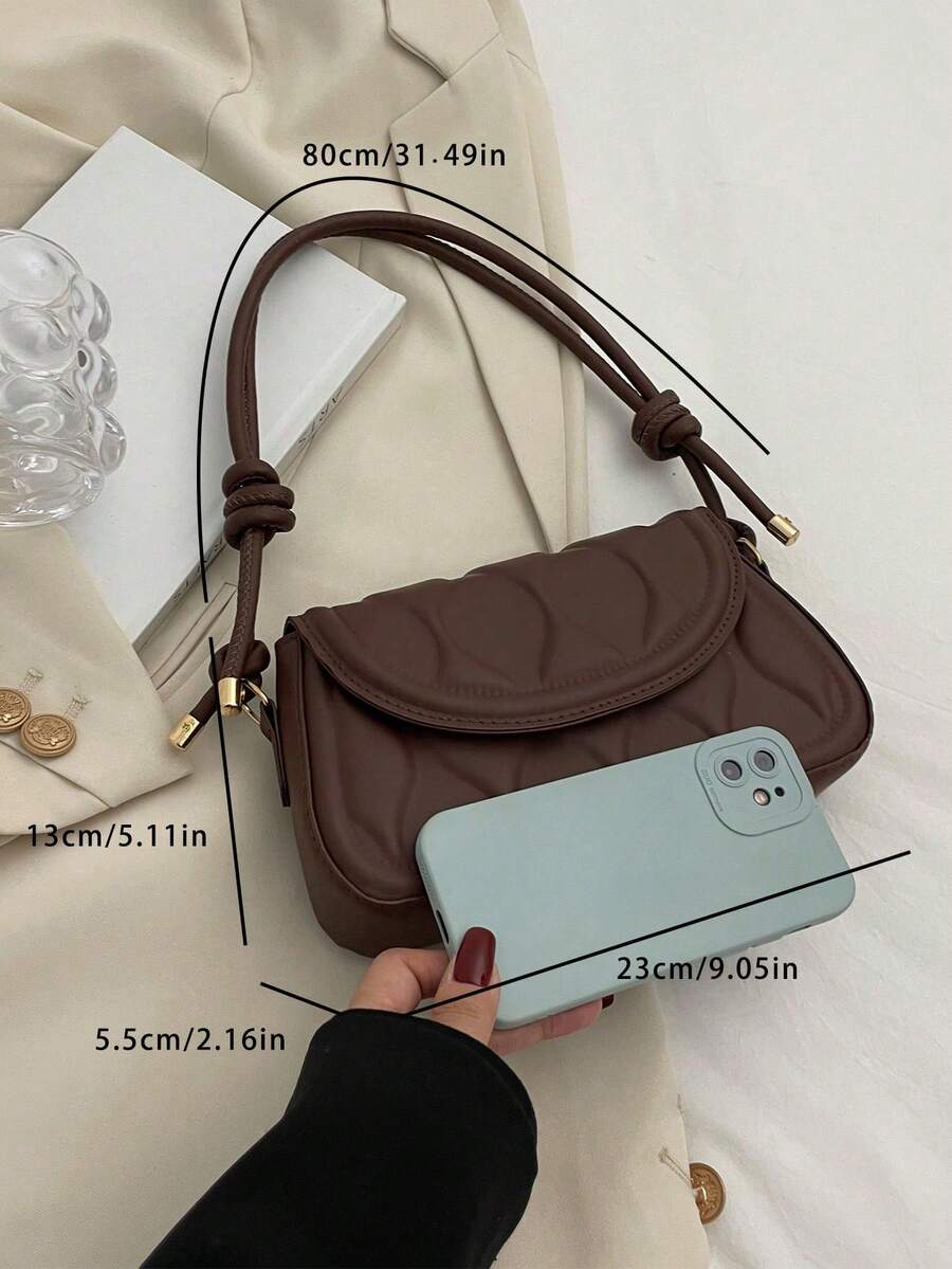 Women's PU Shoulder Crossbody Underarm Bag With Magnetic Closure Casual Fashion Purse Valentine's Day Gift Handbag For Shopping Daily