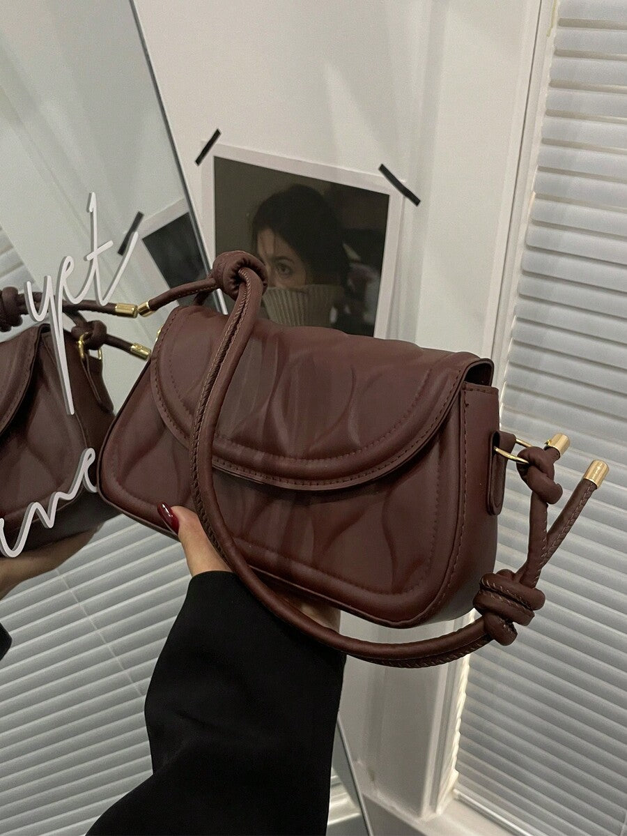 Women's PU Shoulder Crossbody Underarm Bag With Magnetic Closure Casual Fashion Purse Valentine's Day Gift Handbag For Shopping Daily