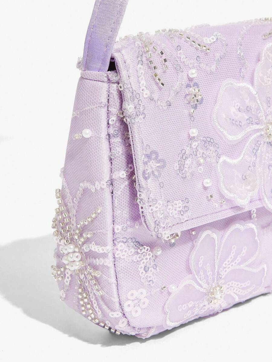 Luxury Glitter Evening Bag Top Handle Purse For Brides Bridesmaids Wedding Guest Prom Party Honeymoon Club Date Night Random Pattern
