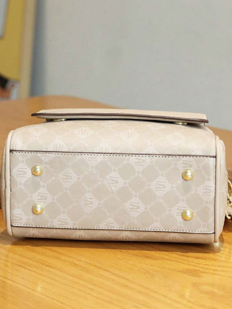Spring Printed Large Capacity Women's Handbag Casual Shoulder Bag Daily Commuter Travel Tote Mother's Day Elegant Gift Purse For Mom