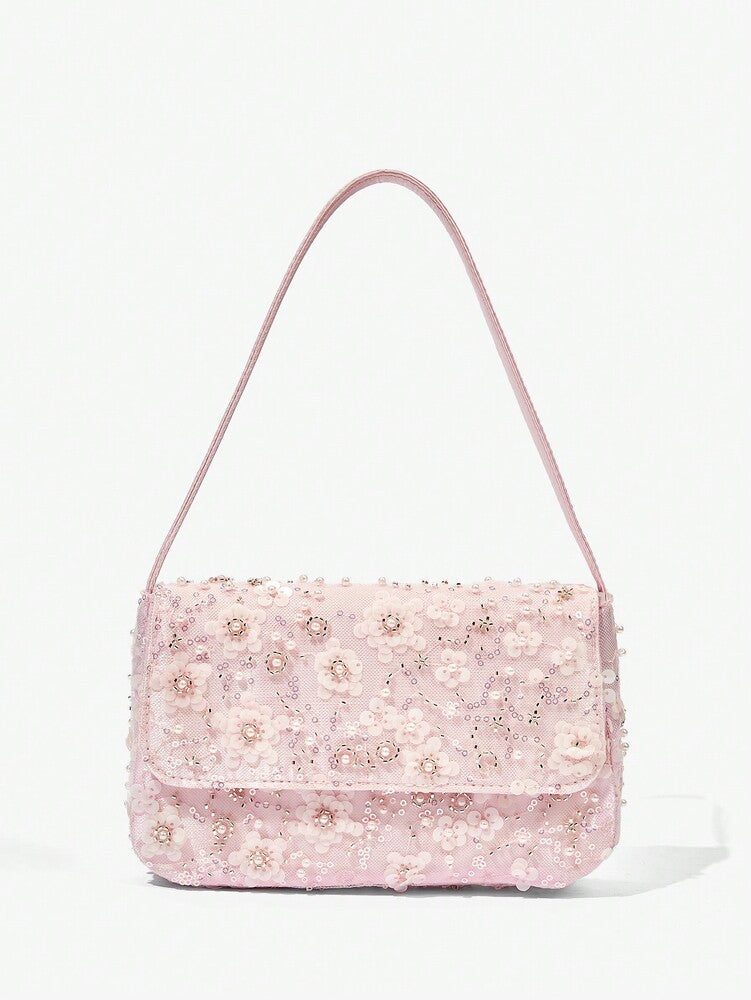 Luxury Glitter Evening Bag Top Handle Purse For Brides Bridesmaids Wedding Guest Prom Party Honeymoon Club Date Night Random Pattern