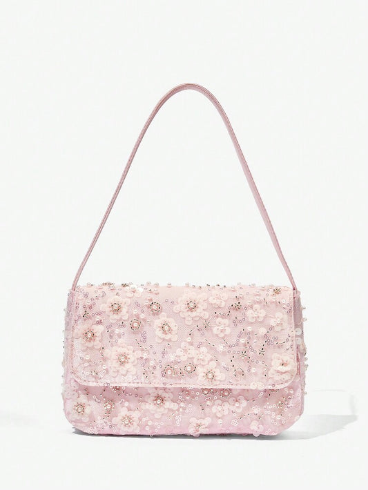 Luxury Glitter Evening Bag Top Handle Purse For Brides Bridesmaids Wedding Guest Prom Party Honeymoon Club Date Night Random Pattern