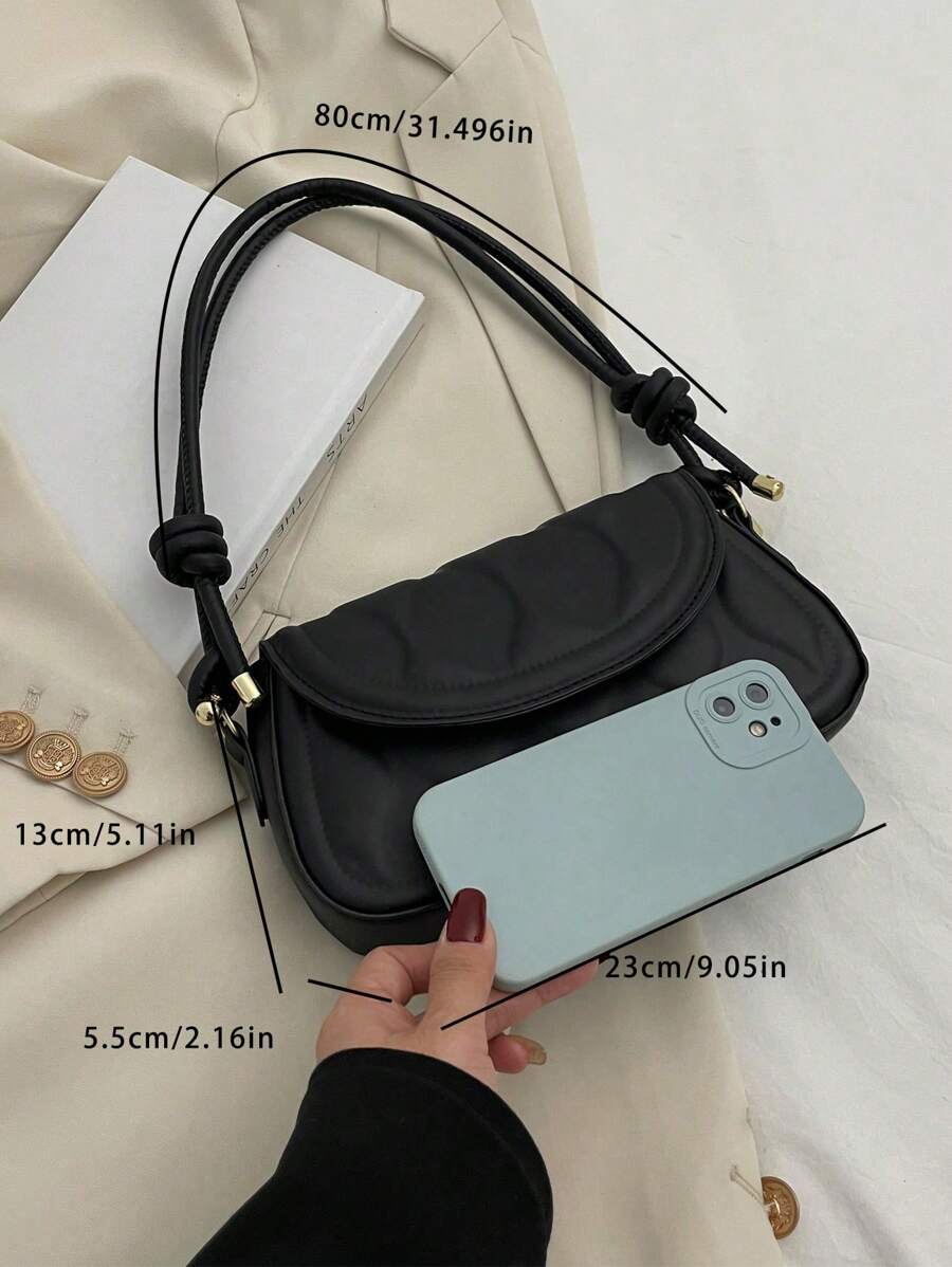 Women's PU Shoulder Crossbody Underarm Bag With Magnetic Closure Casual Fashion Purse Valentine's Day Gift Handbag For Shopping Daily