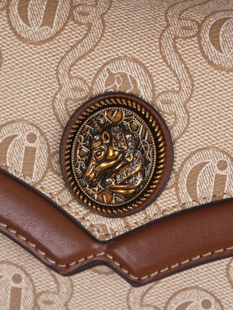 Luxury Women's Retro Patchwork Small Square Bag Printed Pattern Brown Design Shoulder Crossbody Purse 2025 Minimalist Fashion Handbag