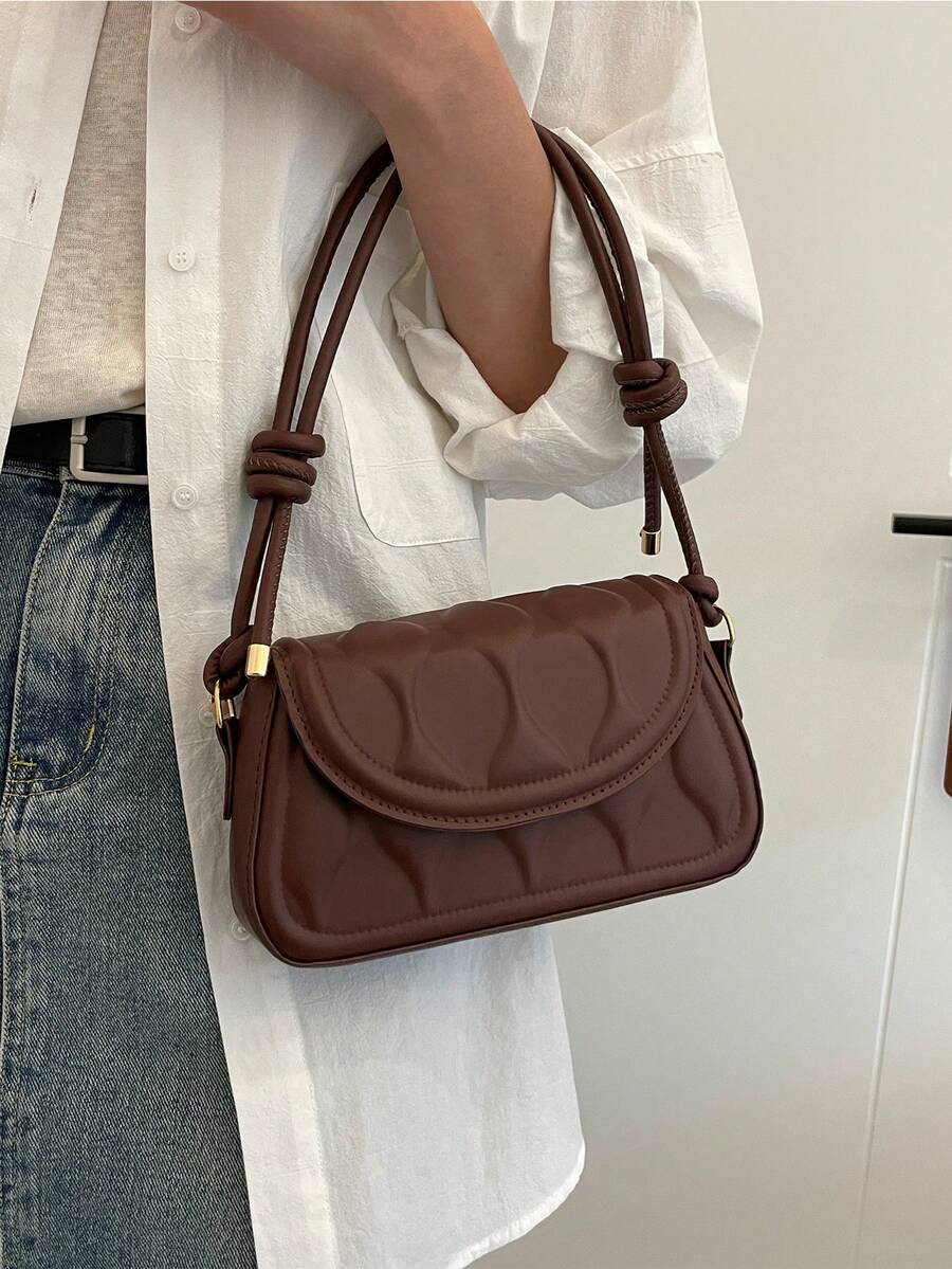 Women's PU Shoulder Crossbody Underarm Bag With Magnetic Closure Casual Fashion Purse Valentine's Day Gift Handbag For Shopping Daily