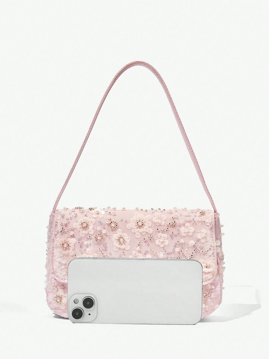 Luxury Glitter Evening Bag Top Handle Purse For Brides Bridesmaids Wedding Guest Prom Party Honeymoon Club Date Night Random Pattern