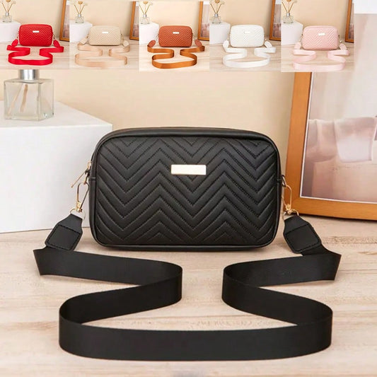 Girls Jewelry Crossbody Bag With Detachable Strap Comfortable Texture Hardware Decor Classic Design Versatile Shoulder Purse Casual